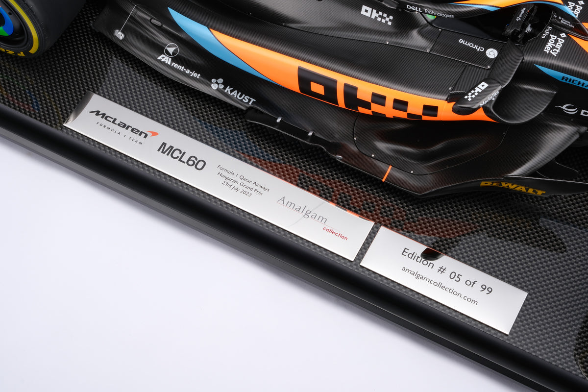 McLaren MCL60 - Hungary Grand Prix - Lando Norris at 1:8 scale by Amalgam Collection