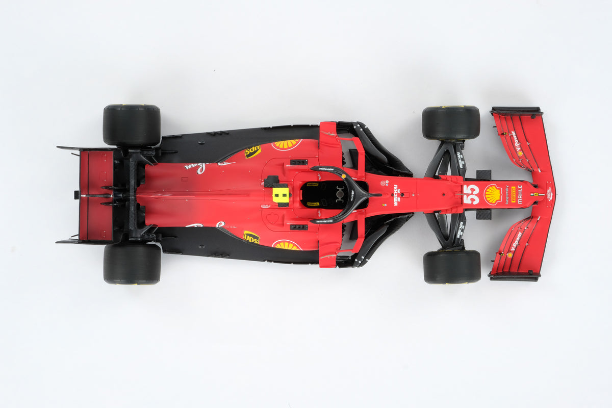 Ferrari SF21 - Livrée de la saison 2021 - Carlos Sainz - Échelle 1:18