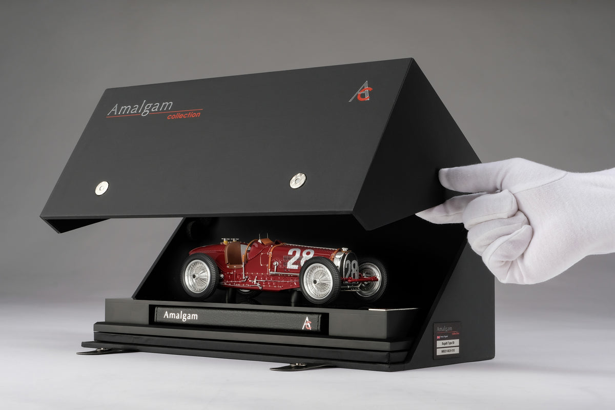 Bugatti Type 59 - 1934 Monaco GP - Tazio Nuvolari at 1:18 scale by Amalgam Collection