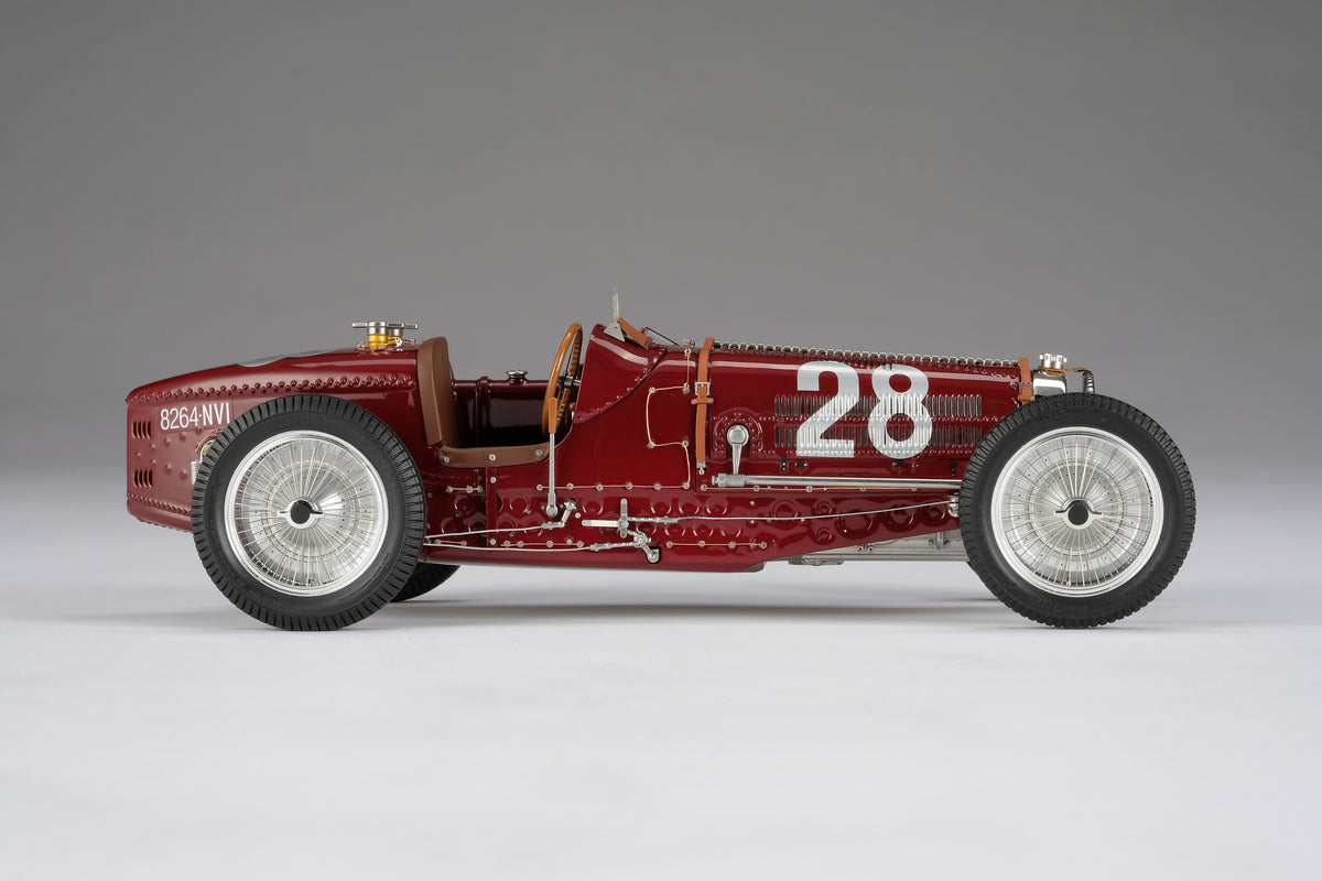 Bugatti Type 59 - 1934 Monaco GP - Tazio Nuvolari at 1:18 scale by Amalgam Collection