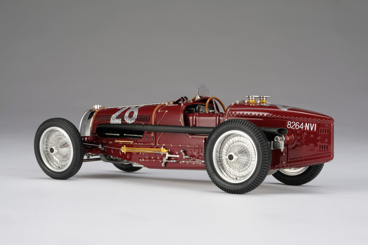 Bugatti Type 59 - 1934 Monaco GP - Tazio Nuvolari at 1:18 scale by Amalgam Collection
