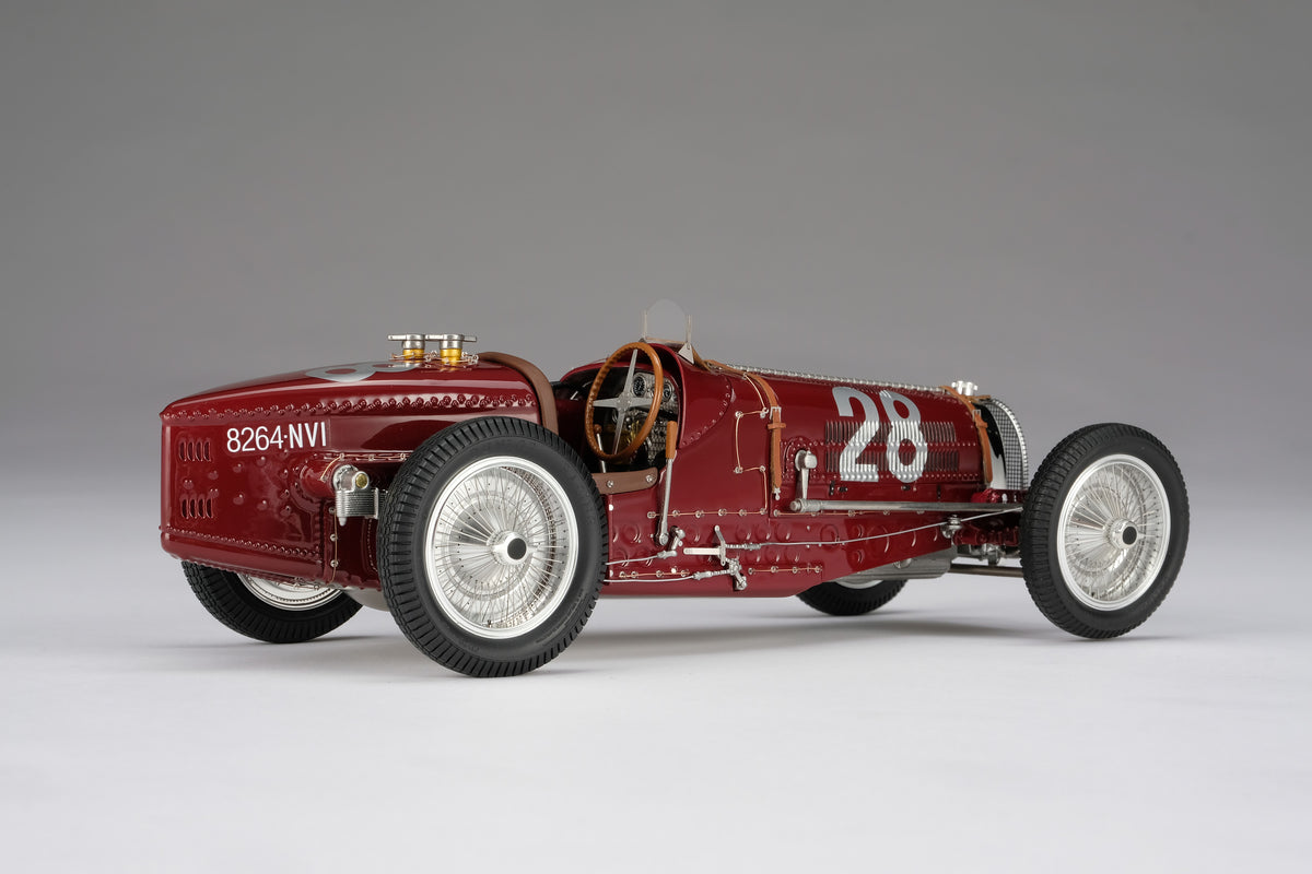 Bugatti Type 59 - 1934 Monaco GP - Tazio Nuvolari at 1:18 scale by Amalgam Collection