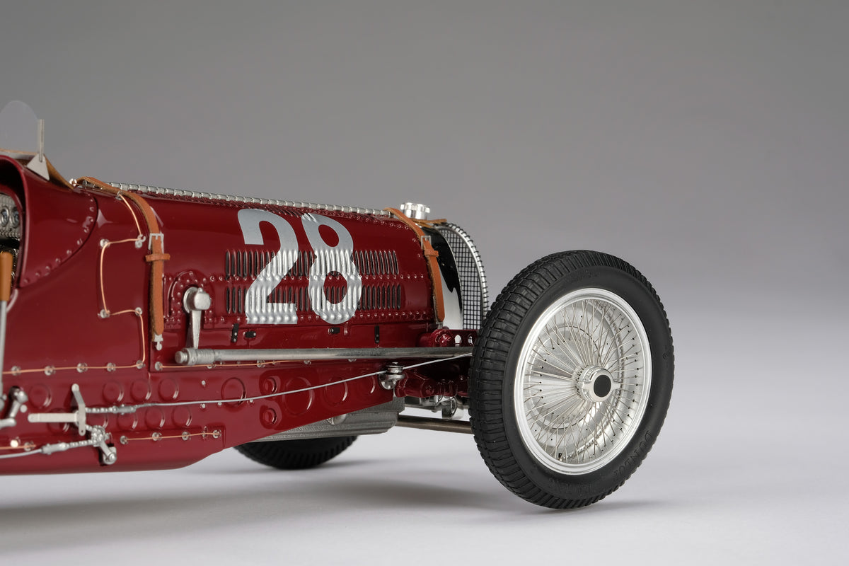 Bugatti Type 59 - 1934 Monaco GP - Tazio Nuvolari at 1:18 scale by Amalgam Collection