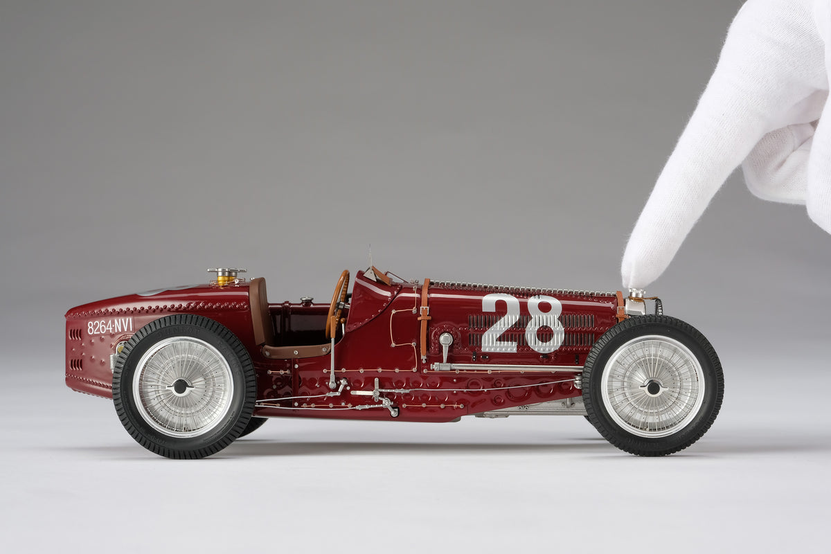 Bugatti Type 59 - 1934 Monaco GP - Tazio Nuvolari at 1:18 scale by Amalgam Collection