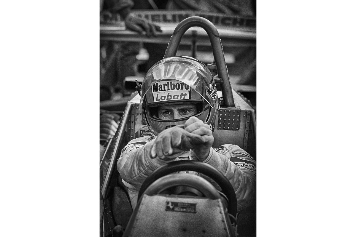 Ferrari 312 T4 - 1979 US East Grand Prix Winner - Villeneuve - Race Weathered with Unique Richard Kelley Prints - 1:8 scale