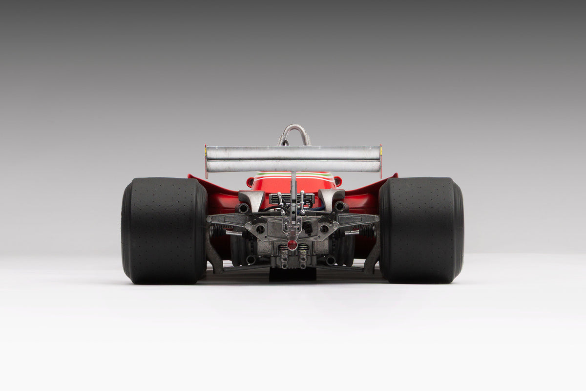 Ferrari 312 T4 - 1979 US East Grand Prix Winner - Villeneuve - Race Weathered with Unique Richard Kelley Prints - 1:8 scale