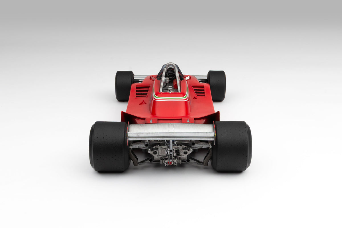 Ferrari 312 T4 - 1979 US East Grand Prix Winner - Villeneuve - Race Weathered with Unique Richard Kelley Prints - 1:8 scale