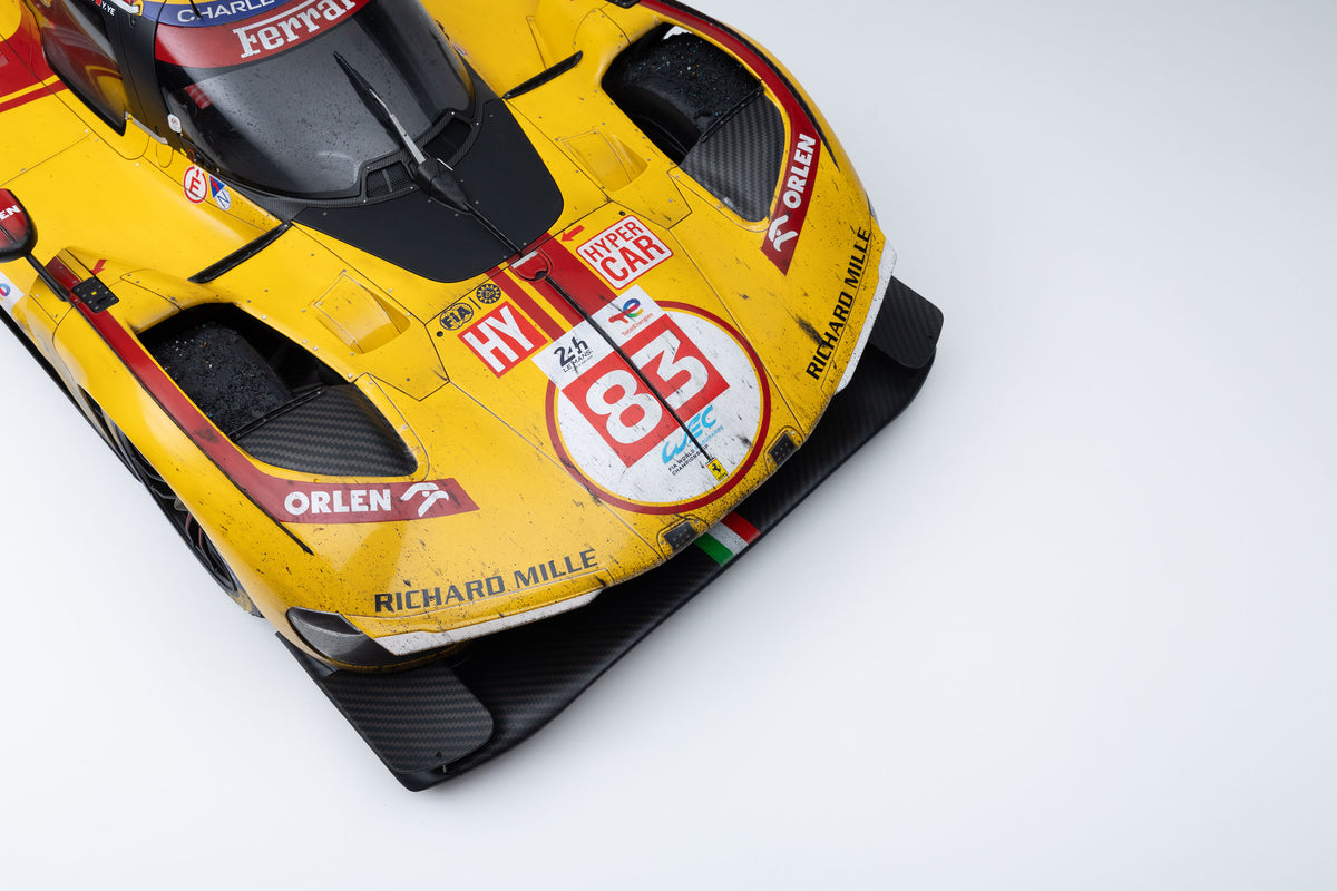 Ferrari 499P - Hypercar #83 - 2025 Le Mans Winner - Race Weathered - 1:5 scale