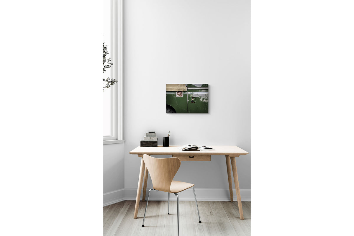 Land Rover Série 2a - Impression sur support plat en demi-teintes, 60 cm - Vue de profil