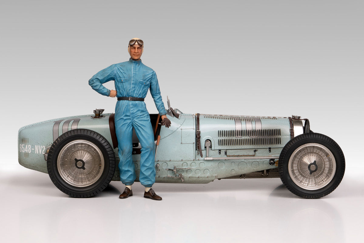 Bugatti Type 59 - 1935 Belgian Grand Prix - Jean-Pierre Wimille Figure Edition