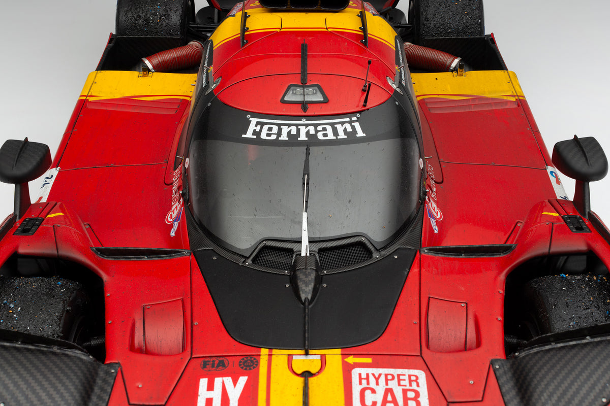 Ferrari 499P - Hypercar #51 - 2023 Le Mans Winner - Race Weathered - 1:8 scale