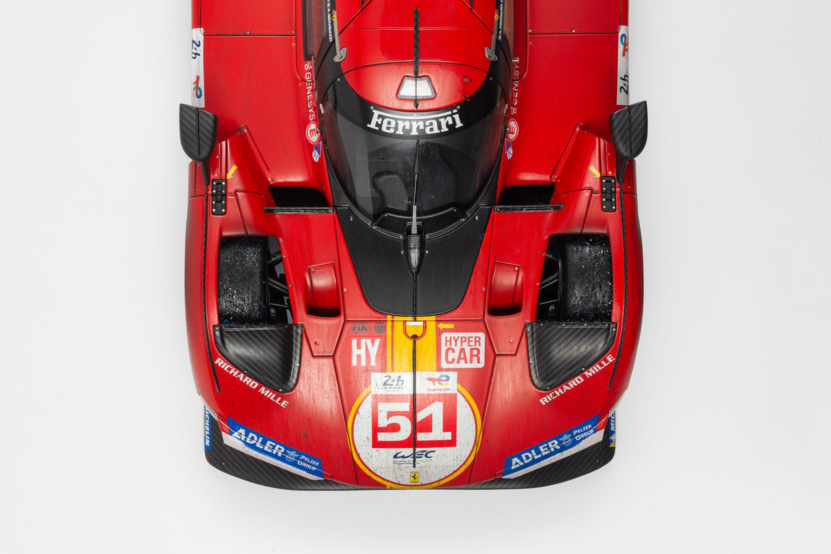 Ferrari 499P – Sieger von Le Mans 2023 - Race Weathered