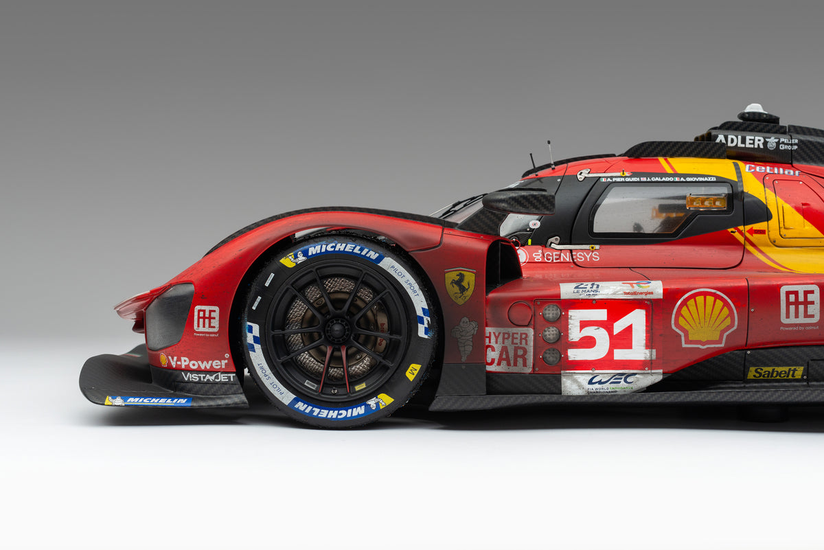 Ferrari 499P – Sieger von Le Mans 2023 - Race Weathered