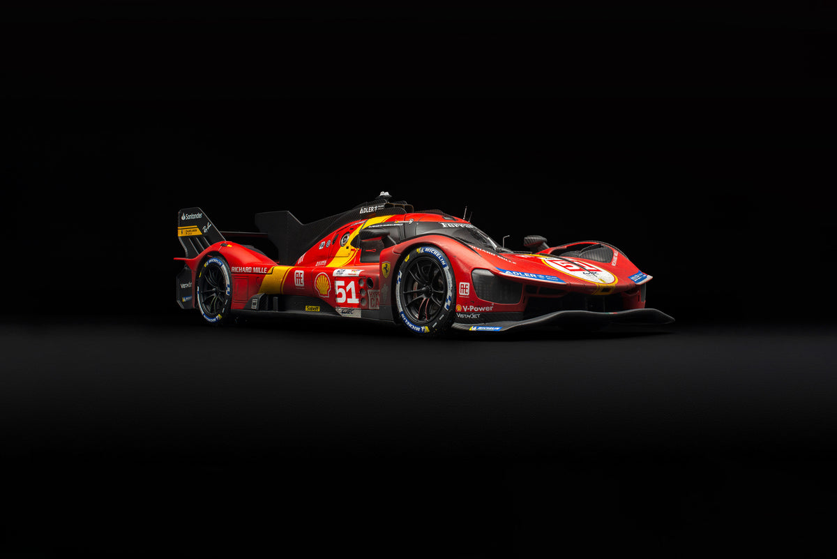 Ferrari 499P - Hypercar #51 - 2023 Le Mans Winner - Race Weathered - 1:8 scale