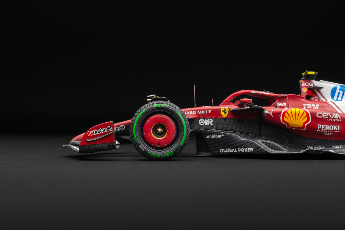 Ferrari SF-25 - Grand Prix d'Australie 2025 - Modèle patiné - Lewis Hamilton - Échelle 1:18