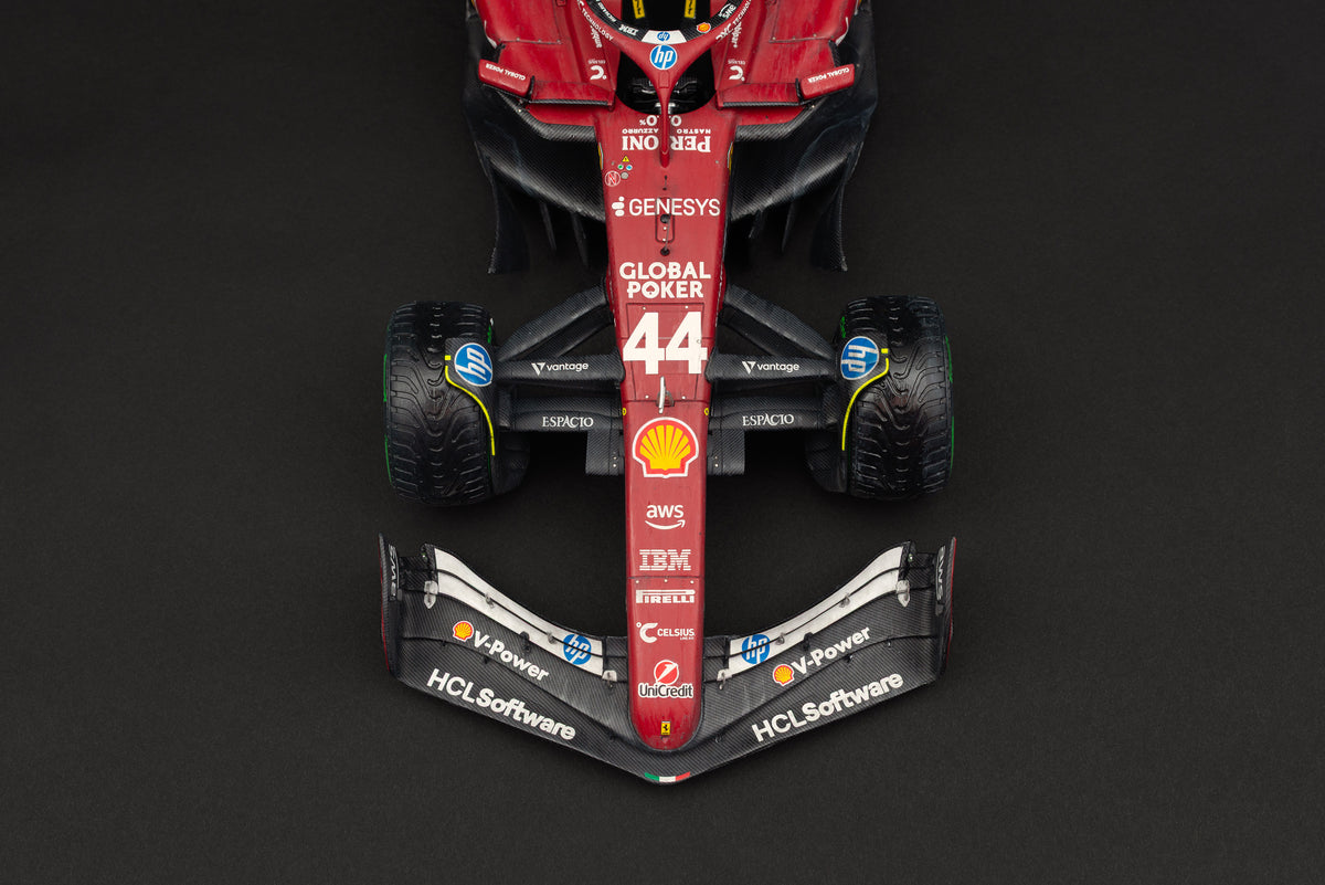 Ferrari SF-25 - Grand Prix d'Australie 2025 - Modèle patiné - Lewis Hamilton - Échelle 1:18