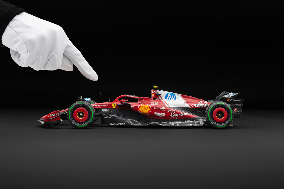 Ferrari SF-25 - Grand Prix d'Australie 2025 - Modèle patiné - Lewis Hamilton - Échelle 1:18
