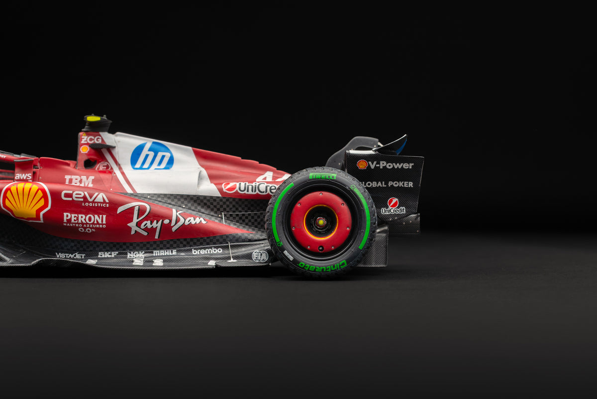 Ferrari SF-25 - Grand Prix d'Australie 2025 - Modèle patiné - Lewis Hamilton - Échelle 1:18