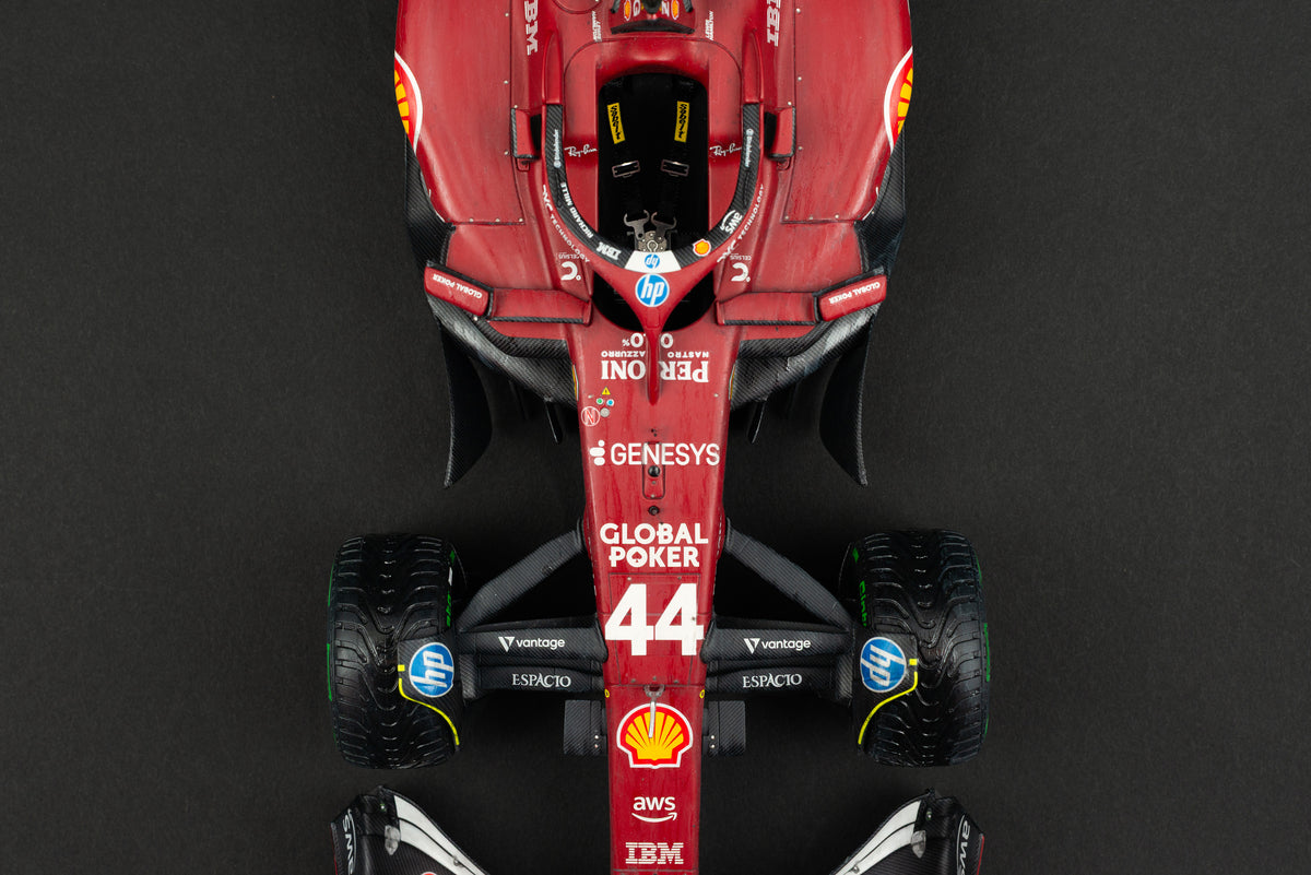 Ferrari SF-25 - Grand Prix d'Australie 2025 - Modèle patiné - Lewis Hamilton - Échelle 1:18