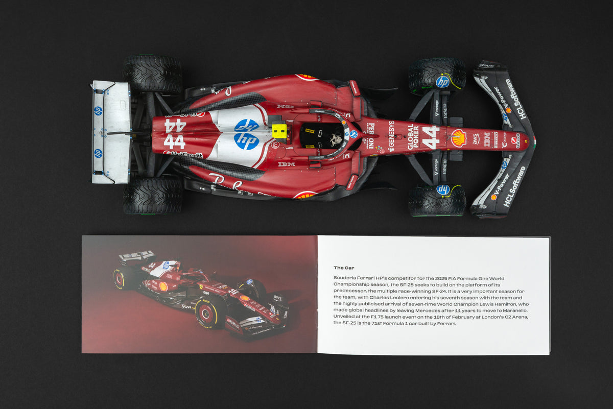 Ferrari SF-25 - Grand Prix d'Australie 2025 - Modèle patiné - Lewis Hamilton - Échelle 1:18