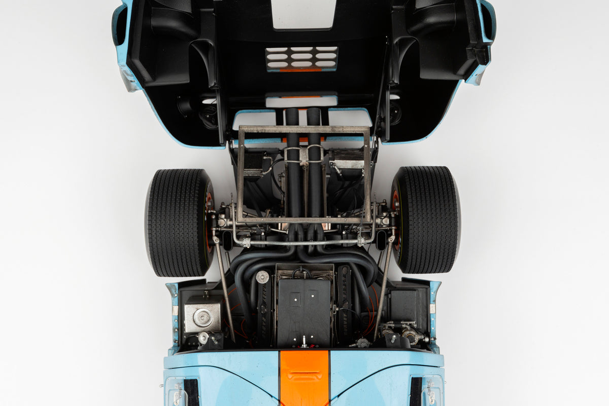 Ford GT40 1.8 Scale Race Weathered - 1969 24 Hours of Le Mans