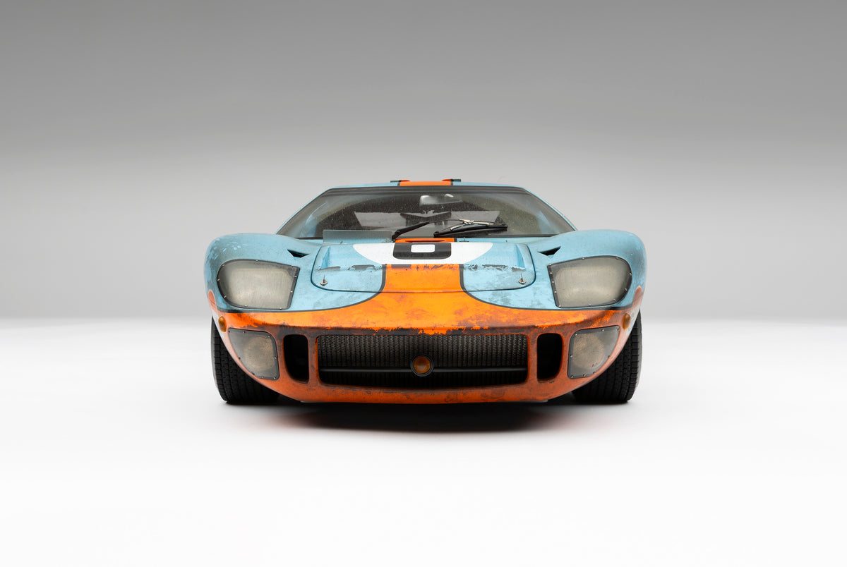 Ford GT40 1.8 Scale Race Weathered - 1969 24 Hours of Le Mans