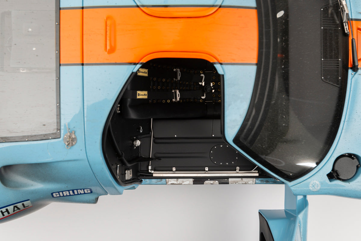Ford GT40 1.8 Scale Race Weathered - 1969 24 Hours of Le Mans