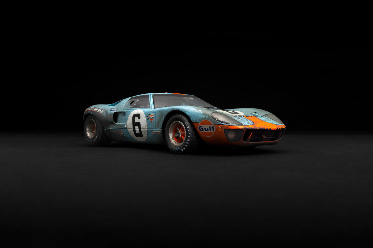 Ford GT40 - 1969 Le Mans Winner - Race Weathered - 1:18 scale