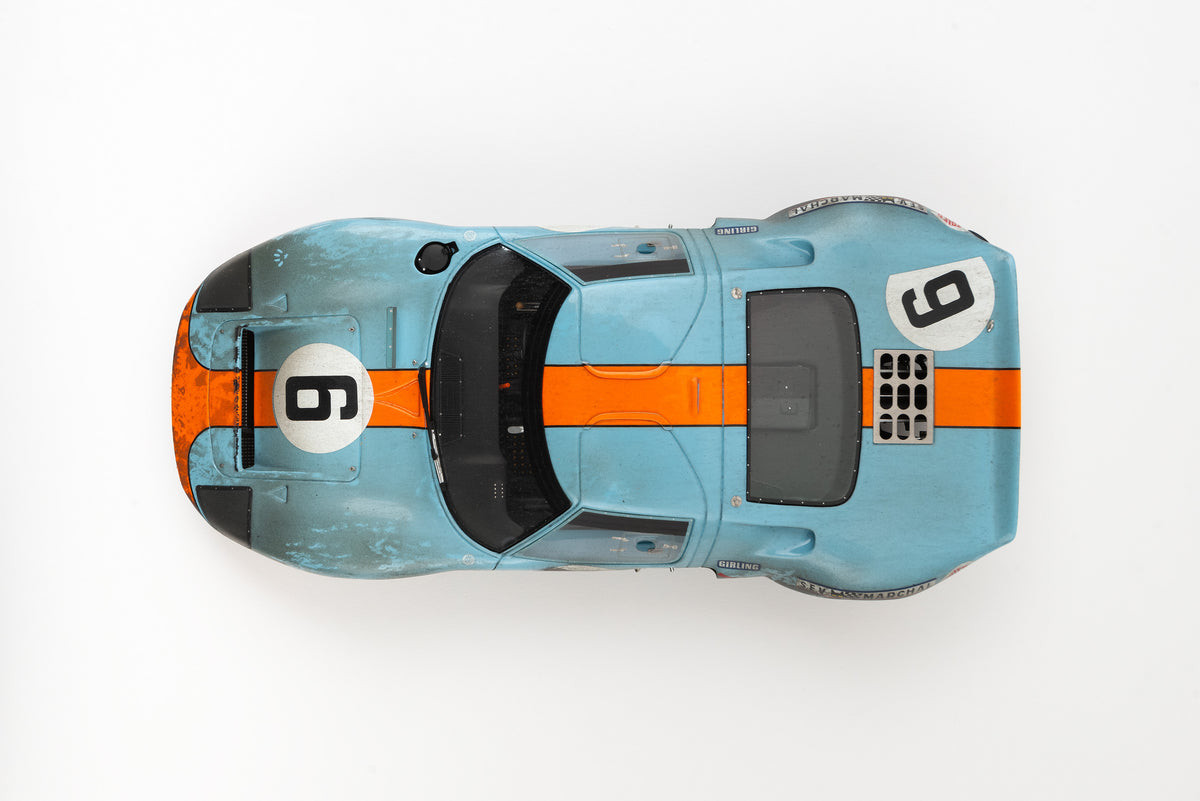 Ford GT40 - 1969 Le Mans Winner - Race Weathered at 1:18 scale by Amalgam Collection