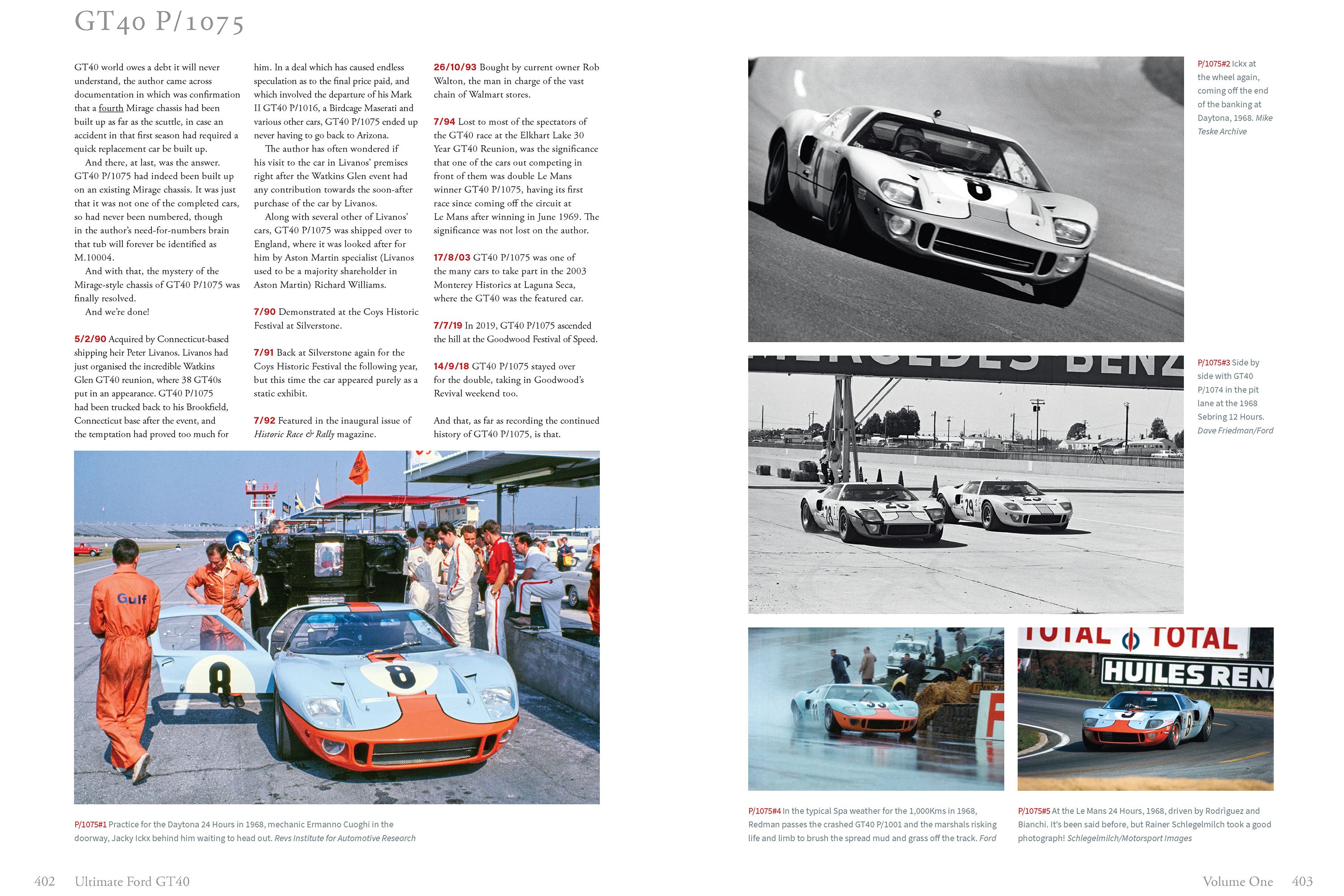 究極のフォード GT40 – 決定的な歴史 (第 1 巻) – Amalgam Collection