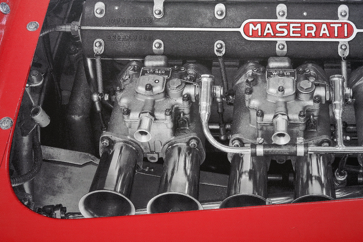 Maserati 300S Engine Bay- Alan Thornton Fine Art Screen Print