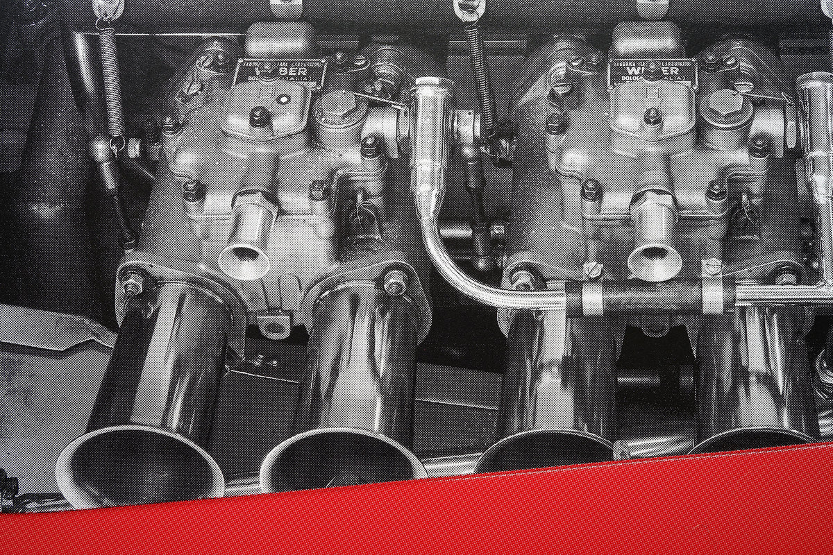 Maserati 300S Engine Bay- Alan Thornton Fine Art Screen Print