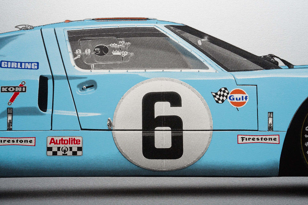 Ford GT40 - Alan Thornton - Art Screen Print