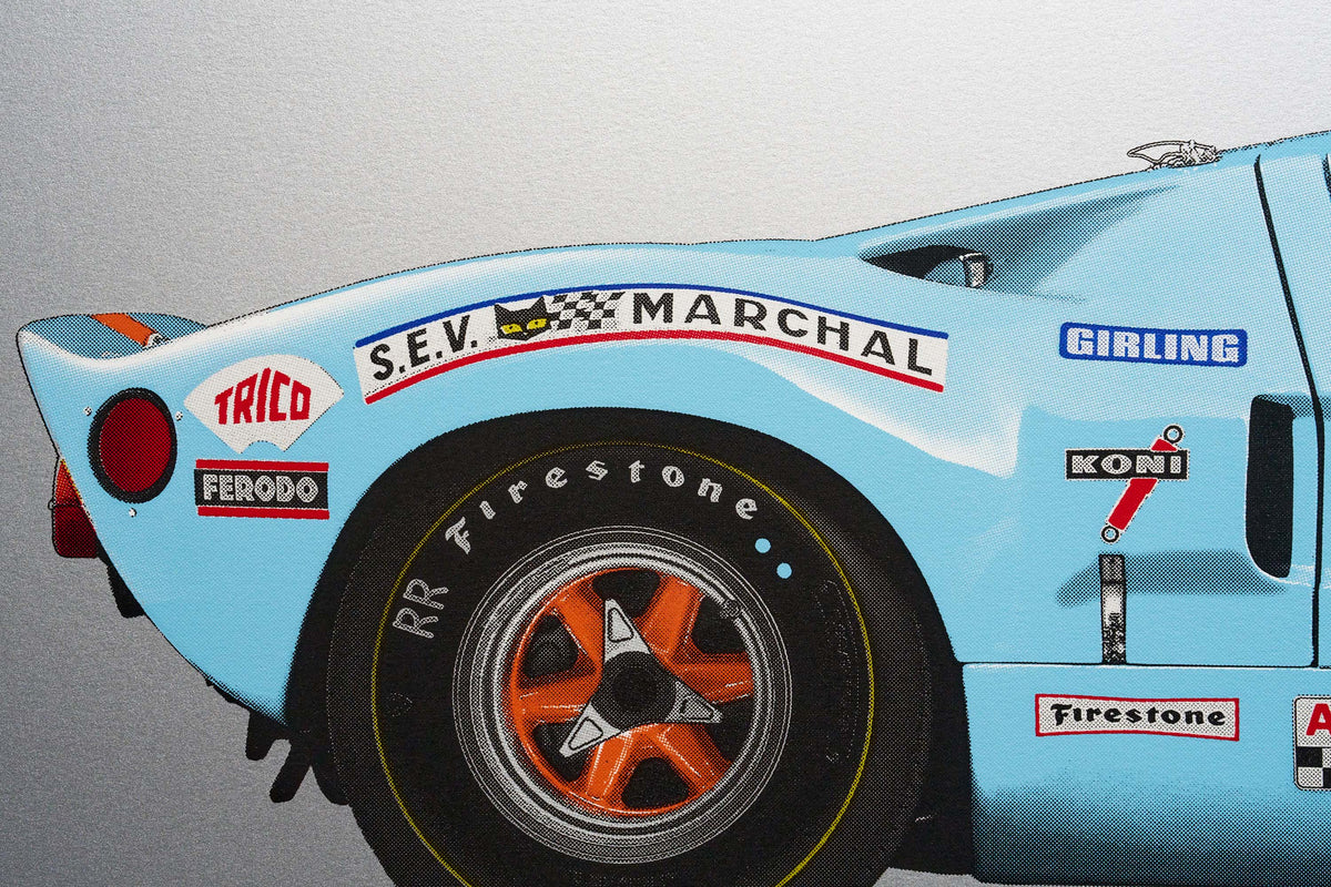 Ford GT40 - Alan Thornton - Art Screen Print