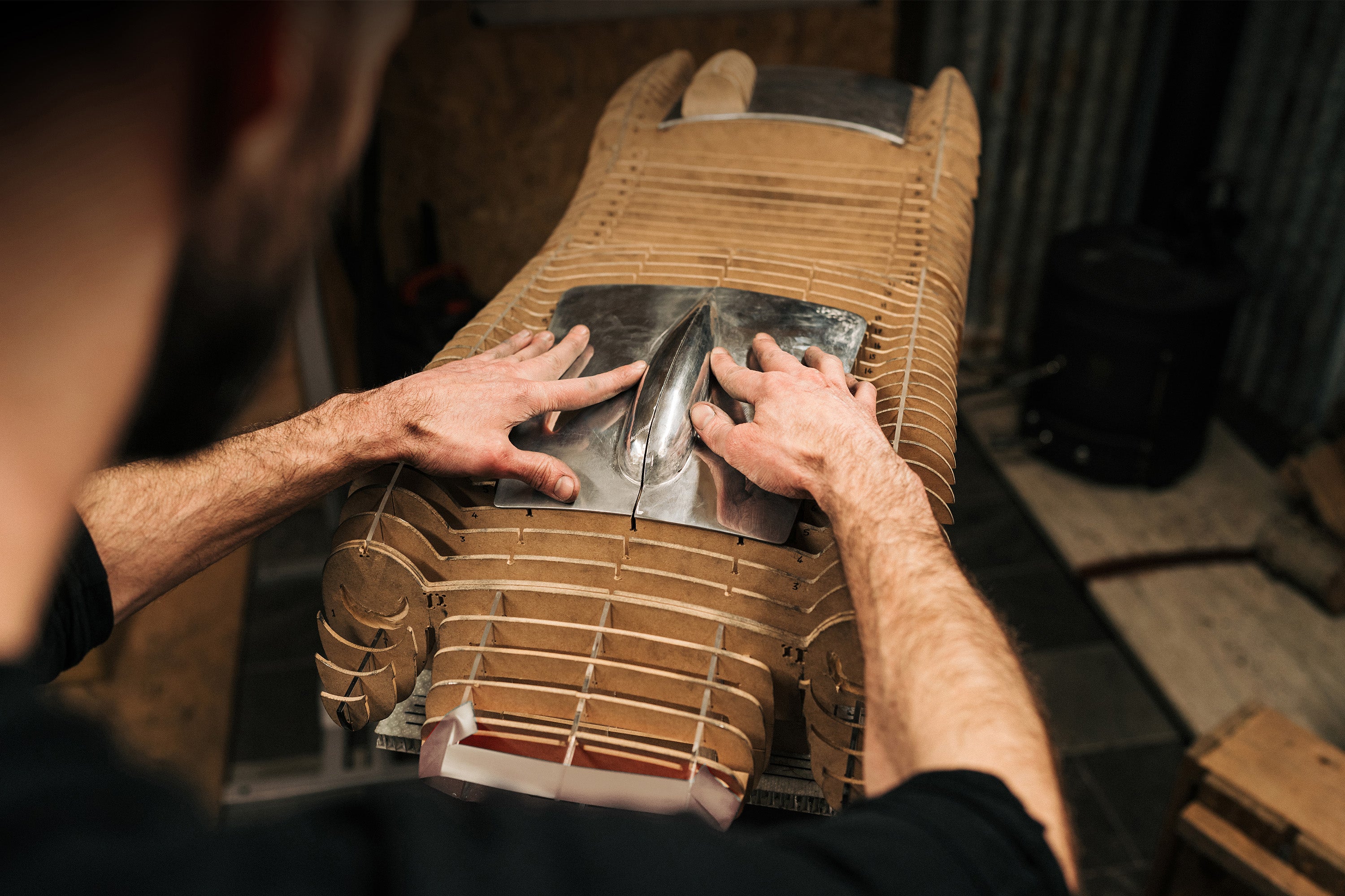 Ferrari 250 TR Aluminium Body Replica - Hammered Finish – Amalgam