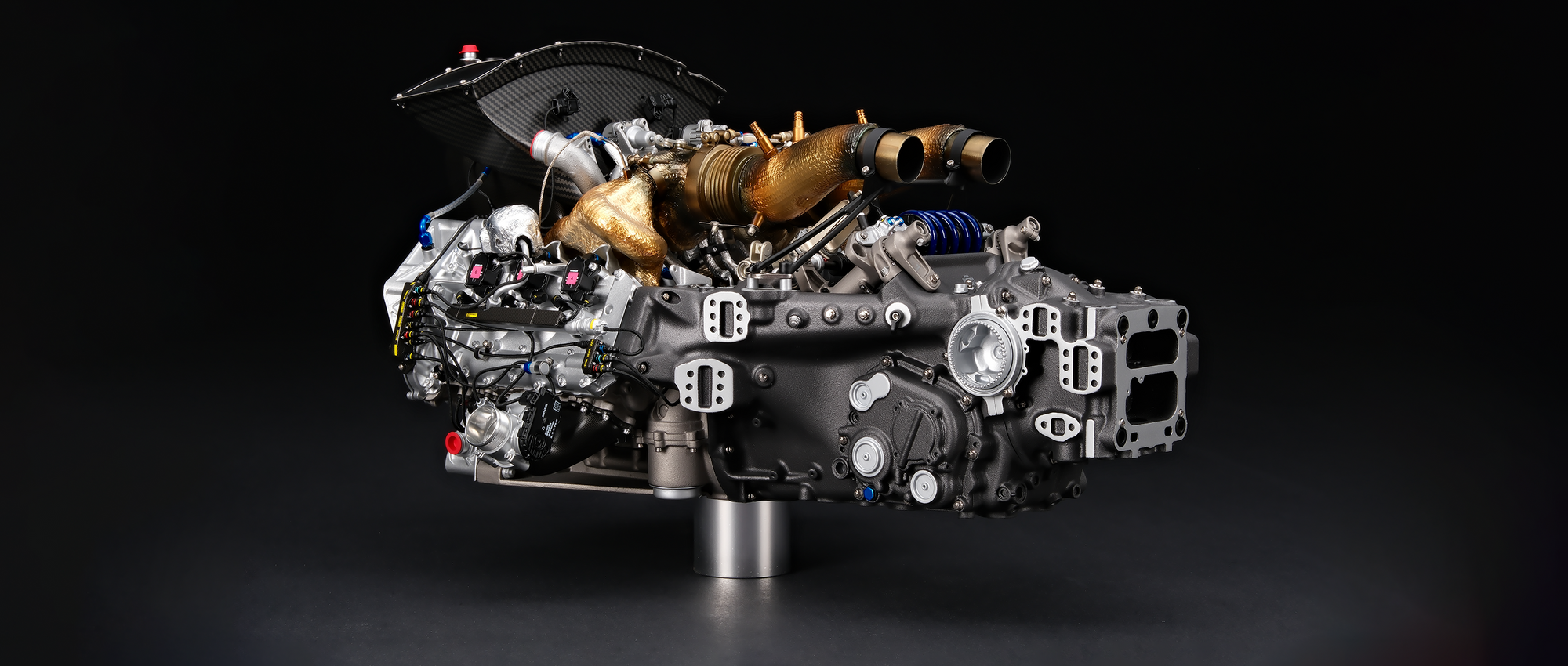 フェラーリ499P V6エンジンとギアボックス（2023年）