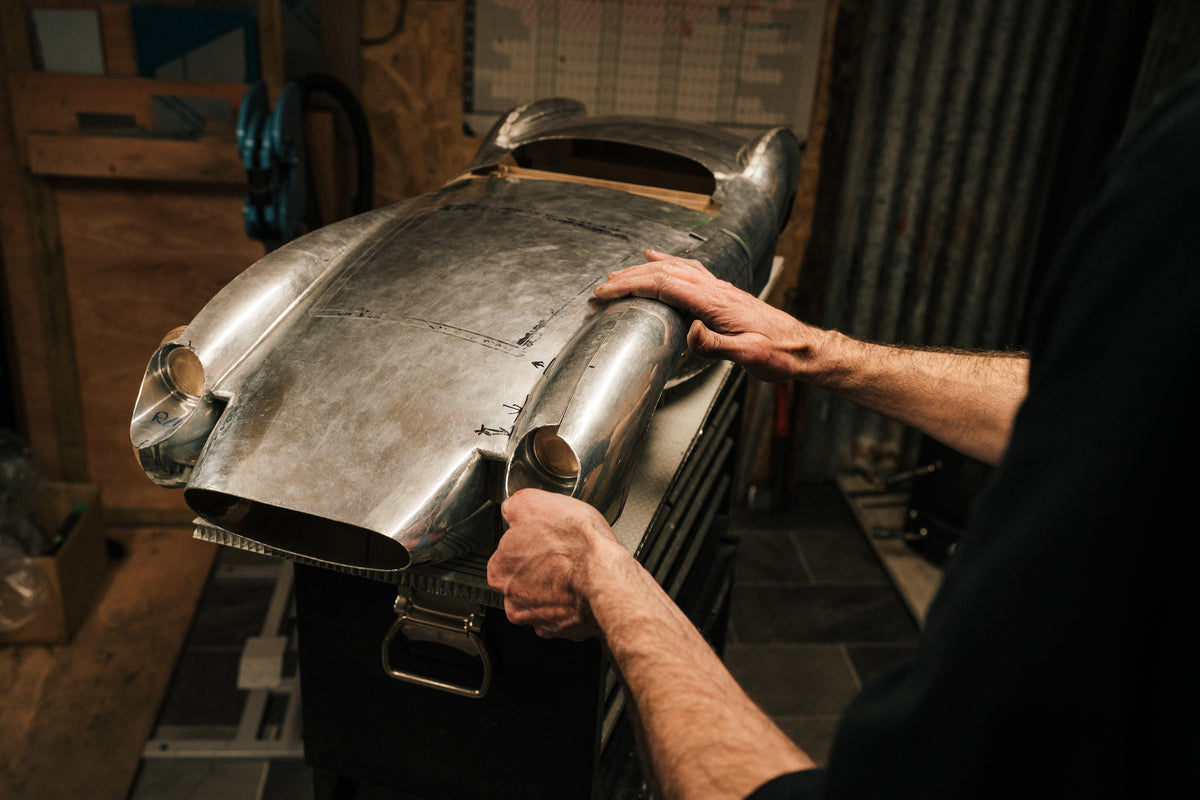 Ferrari 250 TR Aluminium Body Replica - Hammered Finish