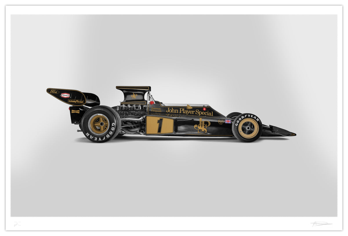 Lotus 72D Signed Edition Art Screen Print