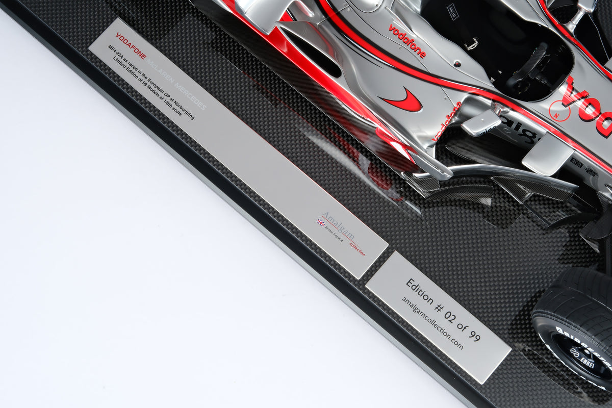 McLaren MP4-22 - Vainqueur du Grand Prix d'Europe 2007 - Fernando Alonso - Échelle 1/8