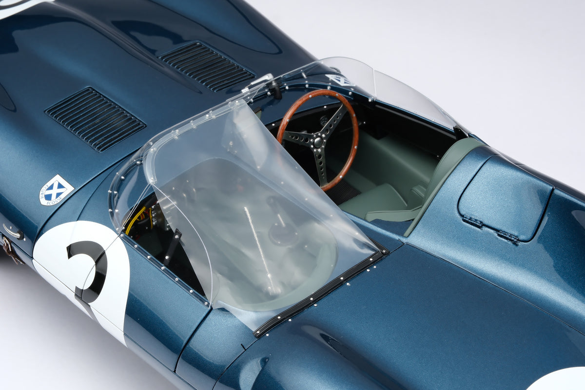 Jaguar D-type - Vainqueur du Mans 1957 - Flockhart & Bueb - Échelle 1/8