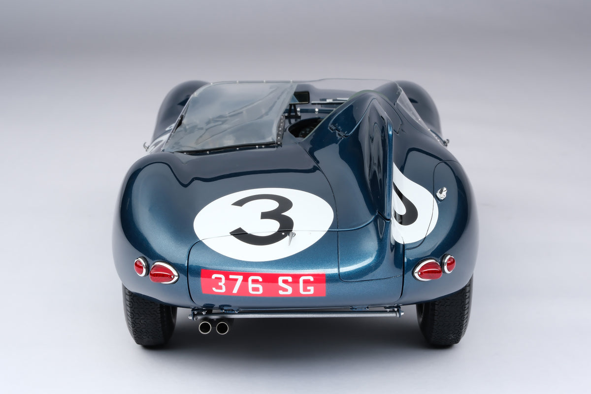 Jaguar D-type - Vainqueur du Mans 1957 - Flockhart & Bueb - Échelle 1/8