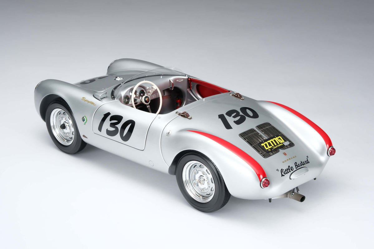 Porsche 550 RS Spyder 'Little Bastard' (1955) James Dean Figure Edition at 1:8 scale by Amalgam Collection