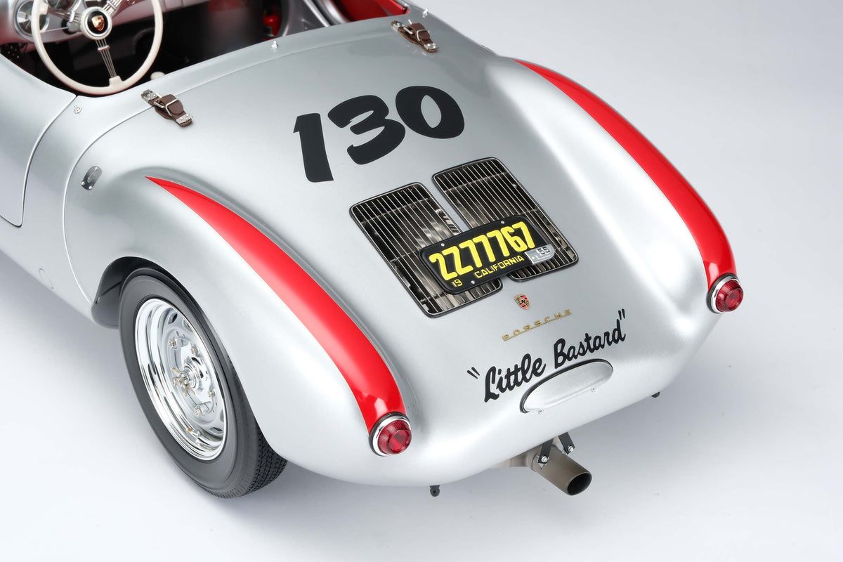 Porsche 550 RS Spyder 'Little Bastard' (1955) James Dean Figure Edition at 1:8 scale by Amalgam Collection