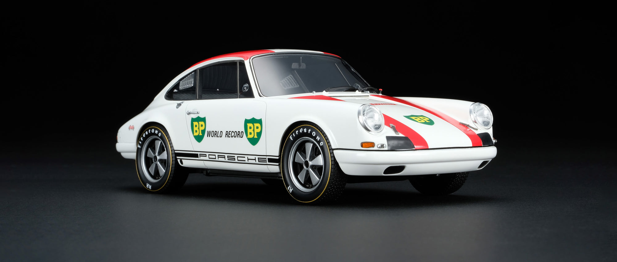 Ivy Merit 1/18 Porsche 911s 1967 Le Mans White 42# High Ivy Merit 1/18 Porsche 911s 1967 Le Mans White 42# High