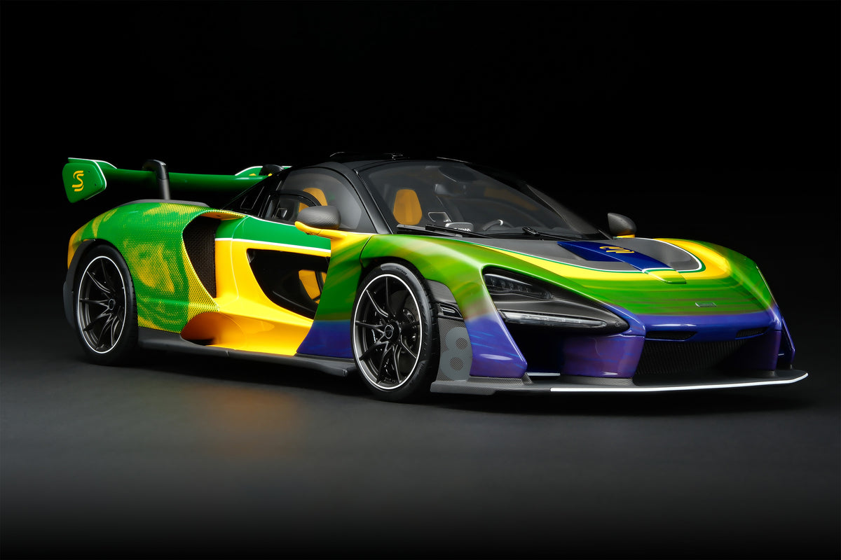 McLaren Senna in Senna Sempre Livery (2024) - 1:8 scale