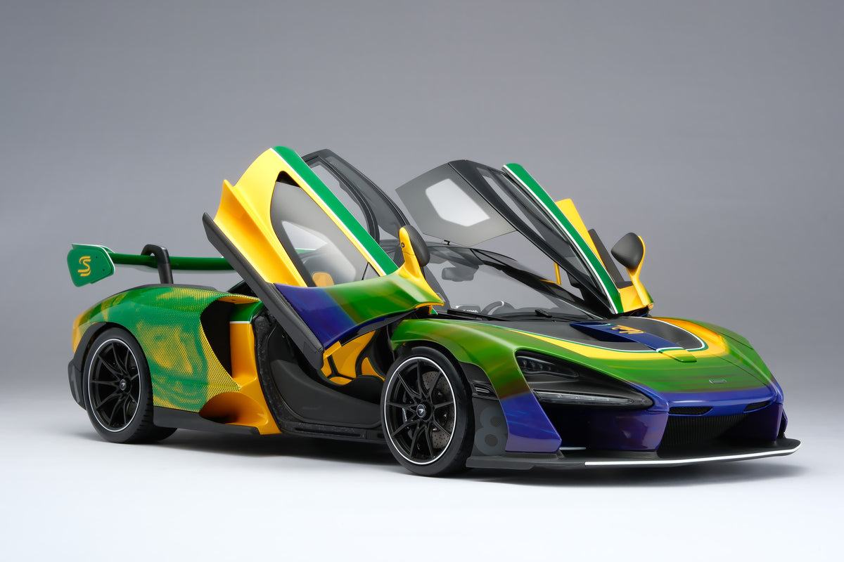 McLaren Senna in Senna Sempre Livery at 1:8 scale by Amalgam Collection