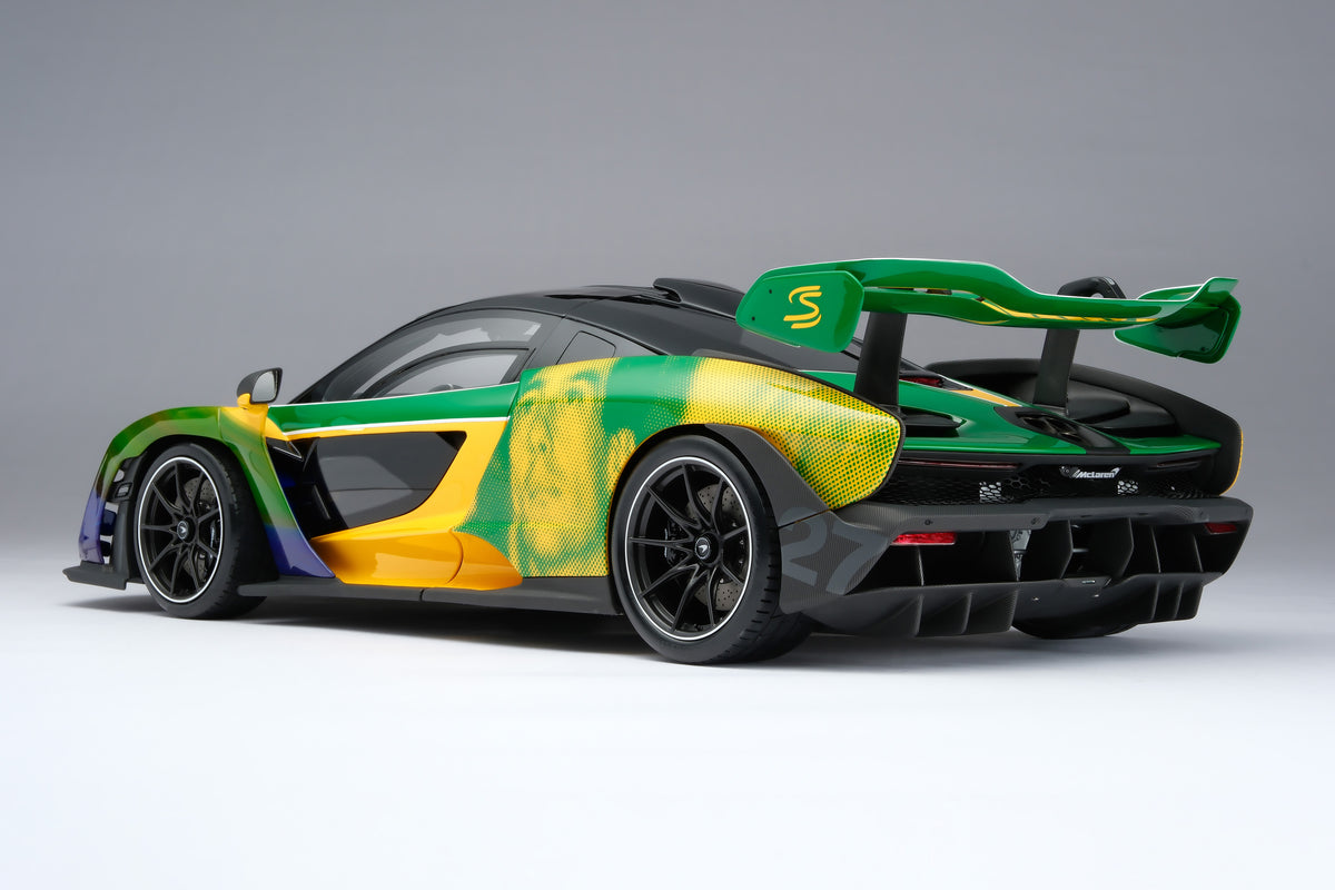 McLaren Senna in Senna Sempre Livery at 1:8 scale by Amalgam Collection