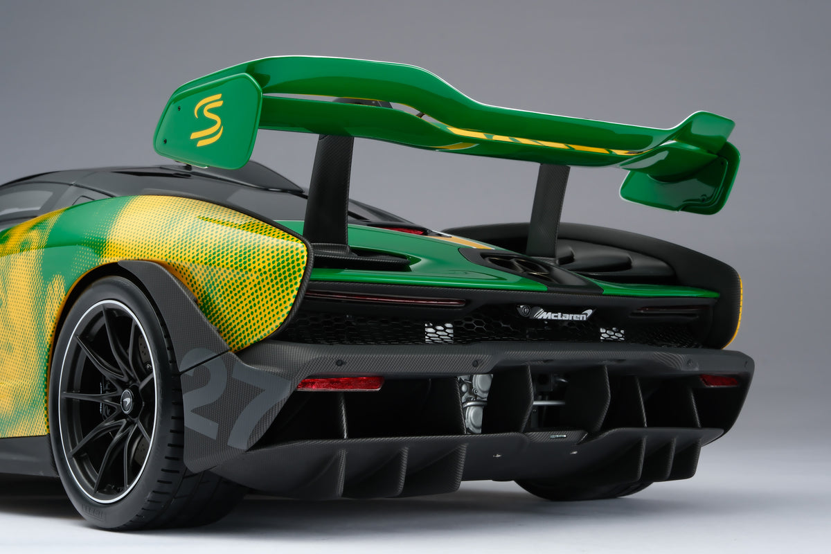 McLaren Senna in Senna Sempre Livery at 1:8 scale by Amalgam Collection