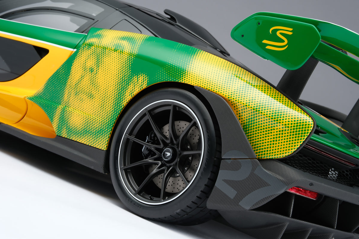 McLaren Senna in Senna Sempre Livery at 1:8 scale by Amalgam Collection