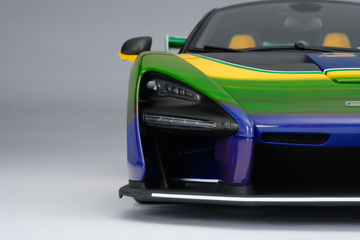 McLaren Senna in Senna Sempre Livery at 1:8 scale by Amalgam Collection